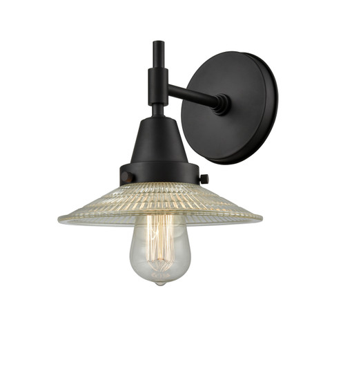 Caden One Light Wall Sconce in Matte Black (405|4471WBKG2)