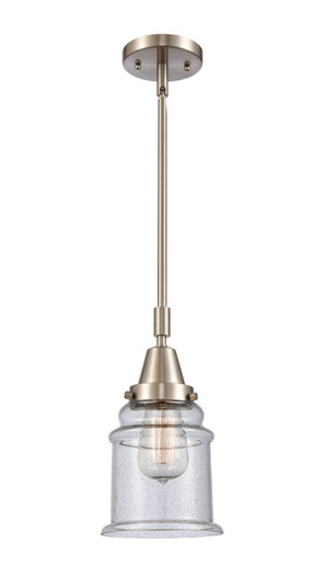 Caden One Light Mini Pendant in Brushed Satin Nickel (405|4471SSNG184)