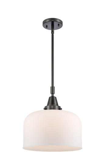Caden One Light Mini Pendant in Matte Black (405|4471SBKG71L)