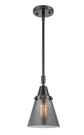 Caden One Light Mini Pendant in Matte Black (405|4471SBKG63)