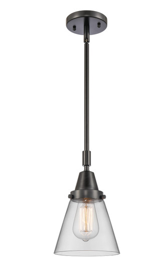 Caden One Light Mini Pendant in Matte Black (405|4471SBKG62)