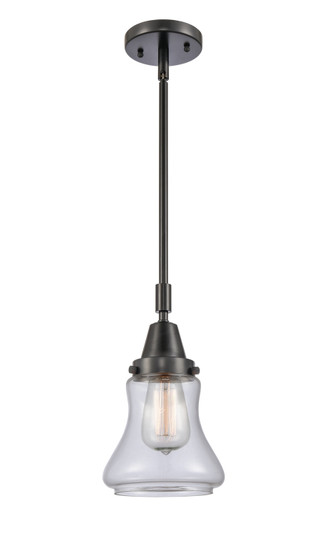 Caden One Light Mini Pendant in Matte Black (405|4471SBKG192)
