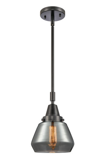 Caden One Light Mini Pendant in Matte Black (405|4471SBKG173)