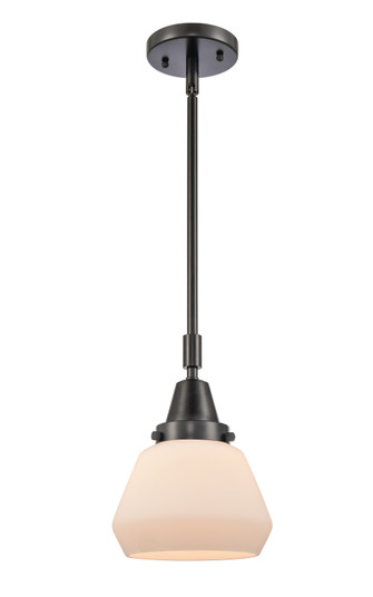 Caden One Light Mini Pendant in Matte Black (405|4471SBKG171)