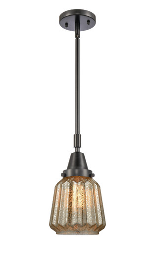 Caden LED Mini Pendant in Matte Black (405|4471SBKG146LED)