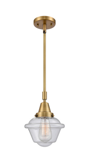 Caden One Light Mini Pendant in Brushed Brass (405|4471SBBG534)
