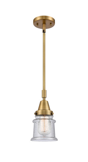 Caden One Light Mini Pendant in Brushed Brass (405|4471SBBG184S)