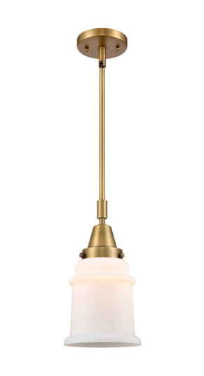 Caden One Light Mini Pendant in Brushed Brass (405|4471SBBG181)