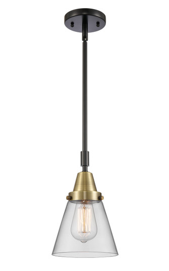 Caden One Light Mini Pendant in Black Antique Brass (405|4471SBABG62)
