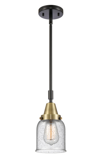Caden One Light Mini Pendant in Black Antique Brass (405|4471SBABG54)