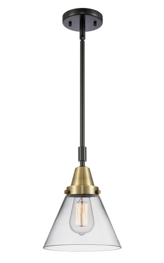 Caden One Light Mini Pendant in Black Antique Brass (405|4471SBABG42)