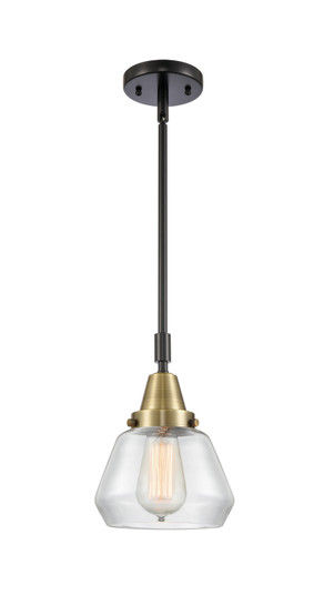 Caden One Light Mini Pendant in Black Antique Brass (405|4471SBABG172)