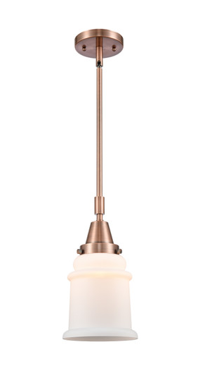 Caden One Light Mini Pendant in Antique Copper (405|4471SACG181)