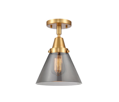 Caden One Light Semi-Flush Mount in Satin Gold (405|4471CSGG43)