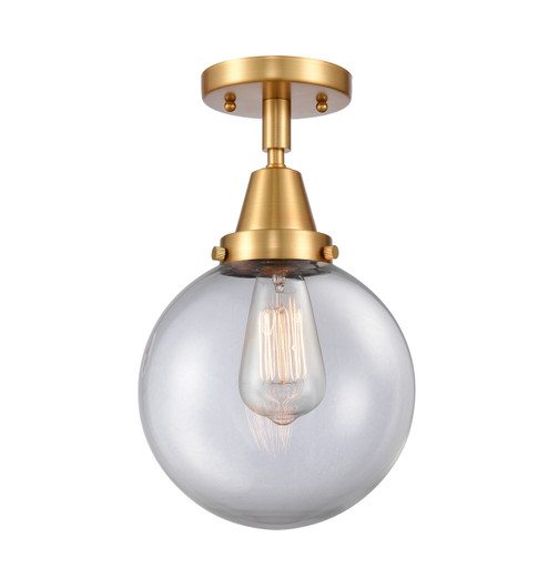 Caden One Light Semi-Flush Mount in Satin Gold (405|4471CSGG2028)