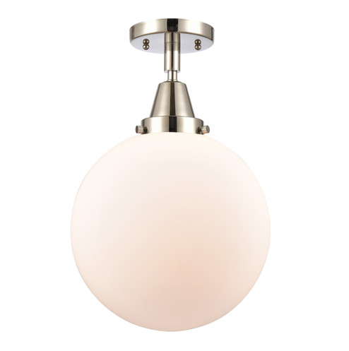 Caden One Light Flush Mount in Polished Nickel (405|4471CPNG20110)