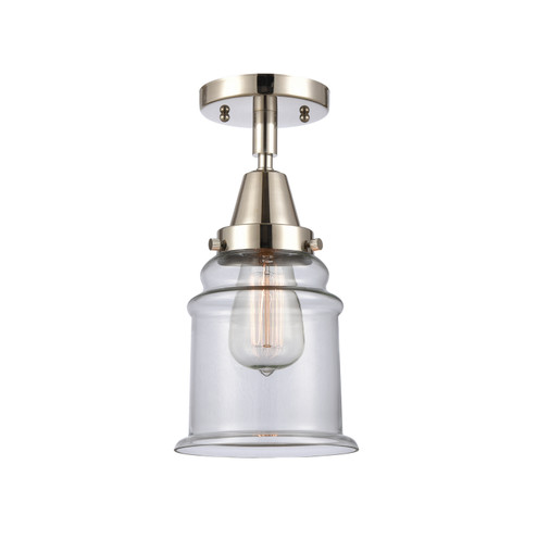 Caden One Light Semi-Flush Mount in Polished Nickel (405|4471CPNG182)