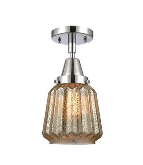 Caden One Light Flush Mount in Polished Chrome (405|4471CPCG146)