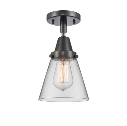 Caden One Light Semi-Flush Mount in Matte Black (405|4471CBKG62)
