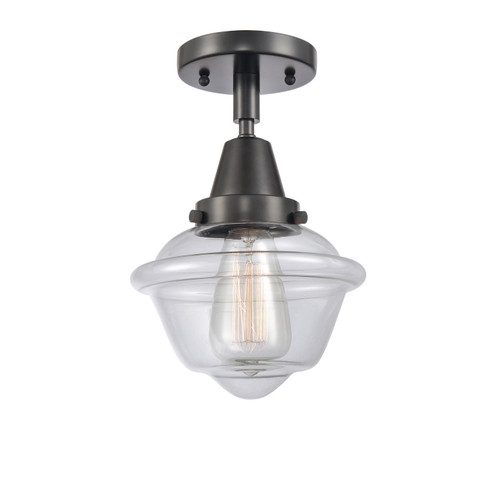 Caden LED Semi-Flush Mount in Matte Black (405|4471CBKG532LED)