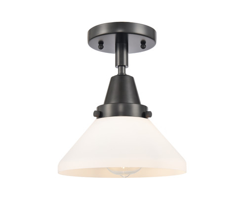 Caden One Light Flush Mount in Matte Black (405|4471CBKG4471)