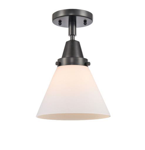 Caden One Light Semi-Flush Mount in Matte Black (405|4471CBKG41)