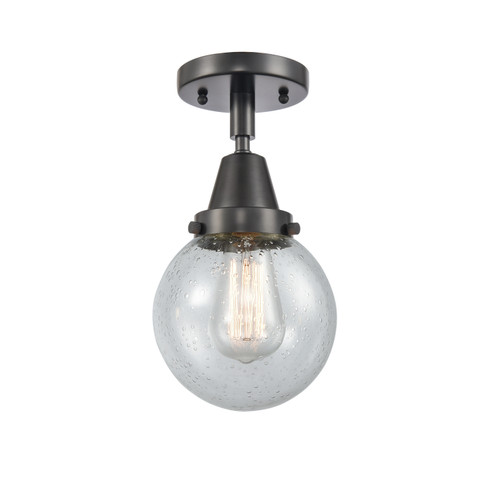 Caden One Light Semi-Flush Mount in Matte Black (405|4471CBKG2046)