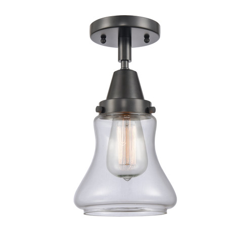 Caden LED Semi-Flush Mount in Matte Black (405|4471CBKG192LED)