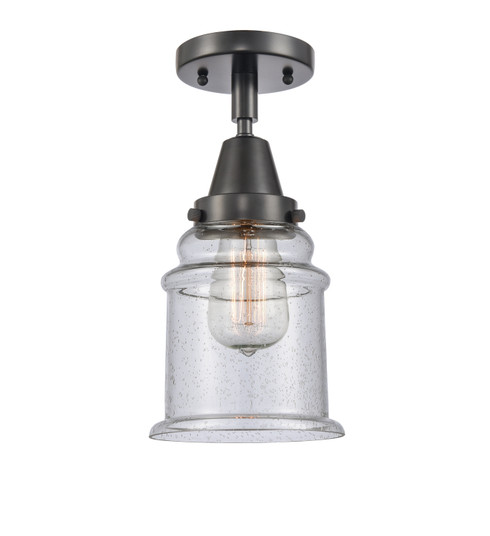Caden LED Semi-Flush Mount in Matte Black (405|4471CBKG184LED)