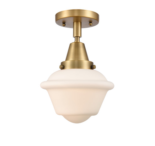 Caden One Light Semi-Flush Mount in Brushed Brass (405|4471CBBG531)