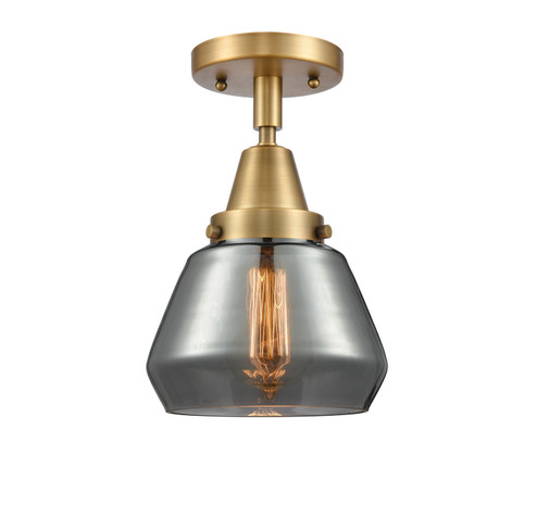 Caden One Light Semi-Flush Mount in Brushed Brass (405|4471CBBG173)