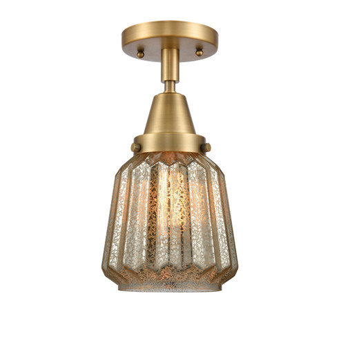 Caden LED Semi-Flush Mount in Brushed Brass (405|4471CBBG146LED)