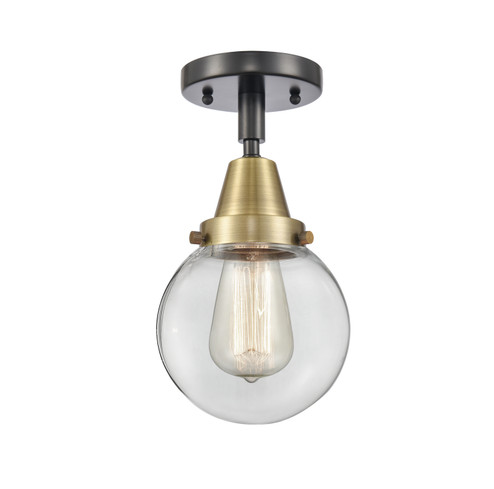Caden LED Semi-Flush Mount in Black Antique Brass (405|4471CBABG2026LED)