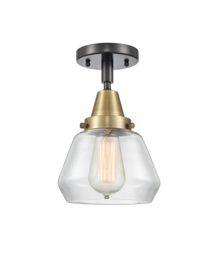 Caden One Light Semi-Flush Mount in Black Antique Brass (405|4471CBABG172)