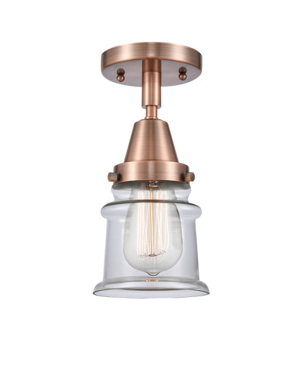 Caden One Light Semi-Flush Mount in Antique Copper (405|4471CACG182S)
