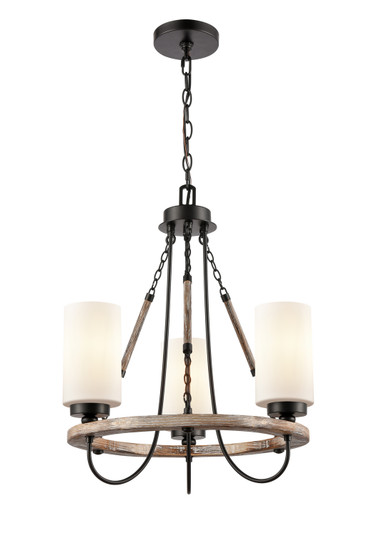 Paladin LED Mini Chandelier in Matte Black (405|4423CRBKG4421LED)