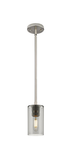 Downtown Urban One Light Pendant in Satin Nickel (405|4341SSNG4347SM)