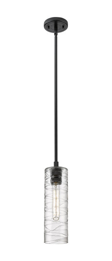 Downtown Urban One Light Pendant in Matte Black (405|4341SBKG43412DE)