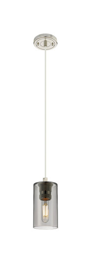 Downtown Urban One Light Pendant in Polished Nickel (405|4341PPNG4347SM)