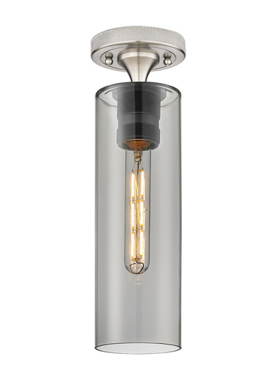 Downtown Urban One Light Flush Mount in Satin Nickel (405|4341FSNG43412SM)