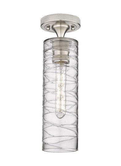 Downtown Urban One Light Flush Mount in Satin Nickel (405|4341FSNG43412DE)