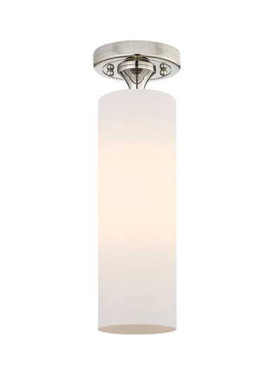 Downtown Urban One Light Flush Mount in Polished Nickel (405|4341FPNG43412WH)