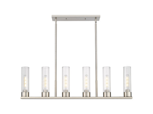Downtown Urban LED Linear Pendant in Satin Nickel (405|4296ISNG42911CL) Downtown Urban LED Linear Pendant in Satin Nickel (405|4296ISNG42911CL)