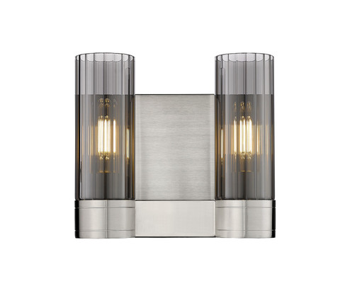 Downtown Urban Two Light Bath Vanity in Satin Nickel (405|4292WSNG4298SM)