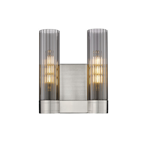 Downtown Urban Two Light Bath Vanity in Satin Nickel (405|4292WSNG42911SM)
