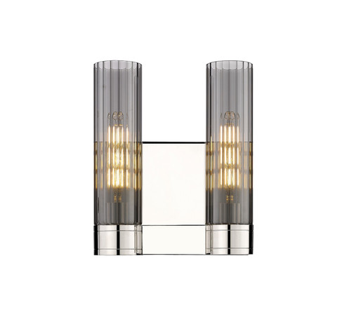 Downtown Urban Two Light Bath Vanity in Polished Nickel (405|4292WPNG42911SM)