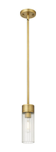 Downtown Urban One Light Pendant in Brushed Brass (405|4291SBBG4298CL)
