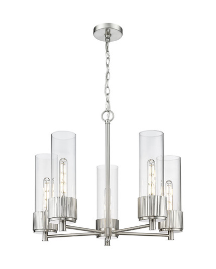 Downtown Urban LED Chandelier in Satin Nickel (405|4285CRSNG42812CL)