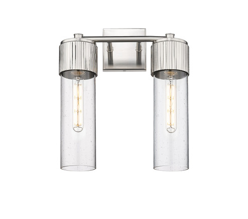 Downtown Urban Two Light Bath Vanity in Satin Nickel (405|4282WSNG42812SDY)