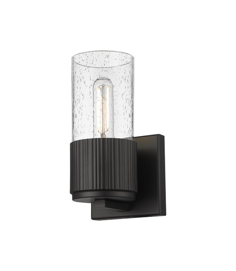 Downtown Urban One Light Wall Sconce in Matte Black (405|4281WBKG4287SDY)
